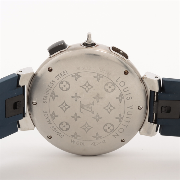 Louis Vuitton Tambour Quartz Watch Stainless Steel 28
