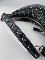 Valentino Garavani Rockstud Bow Double Zip Wristlet Clutch Leather Small - image 3