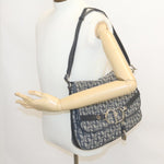 Christian Dior Vintage CD Flap Messenger Bag Diorissimo Canvas Large - image 9