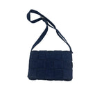 Bottega Veneta Cassette Crossbody Bag Maxi Intrecciato Denim - image 1