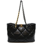 Chanel 19 Shopping Bag Quilted Leather Medium - image 3