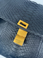 Celine Triomphe Shoulder Bag Python - image 10