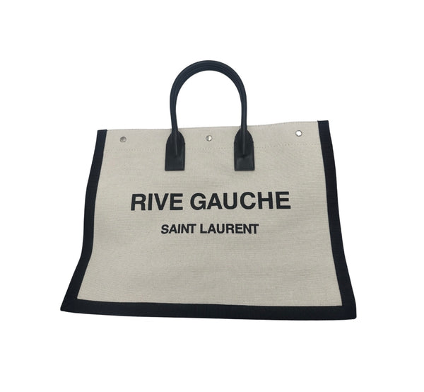 Saint Laurent Rive Gauche Shopper Tote Canvas Large - image 1