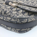 Christian Dior Vintage CD Flap Messenger Bag Diorissimo Canvas Large - image 8