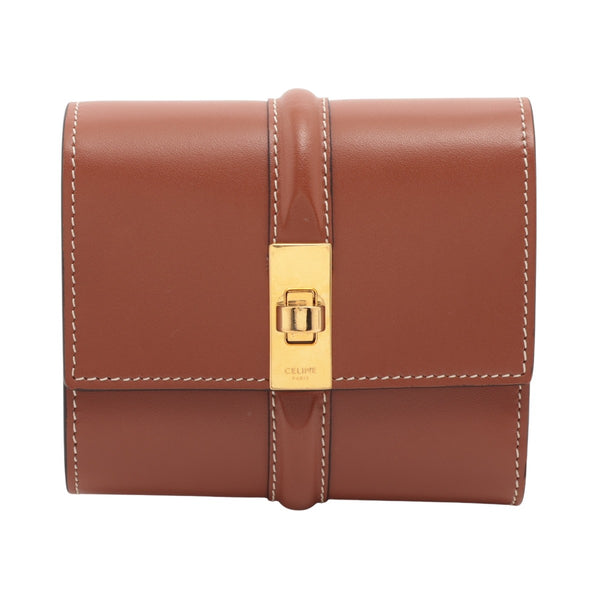 Celine 16 Trifold Wallet Leather Small - image 1