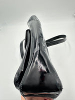 Chanel BLACK PATENT LEATHER HANDBAG diana Medium - image 4