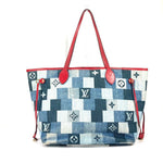 Louis Vuitton Neverfull Tote Damier and Monogram Patchwork Denim MM - image 2