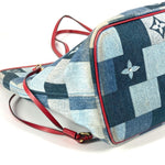 Louis Vuitton Neverfull Tote Damier and Monogram Patchwork Denim MM - image 8