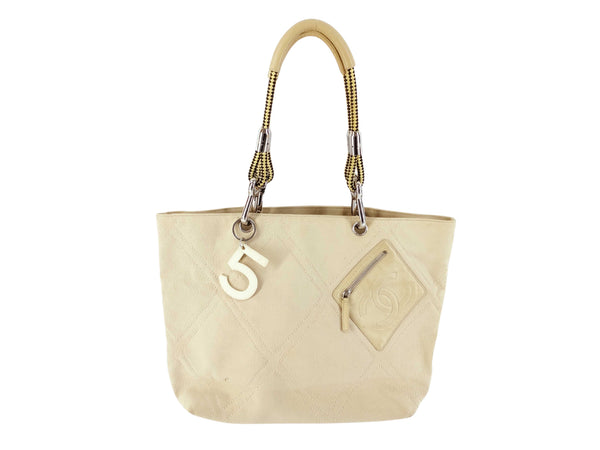 Chanel Shopper Tote Canvas - image 1