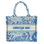 Christian Dior Book Tote Embroidered Leather Small - image 1