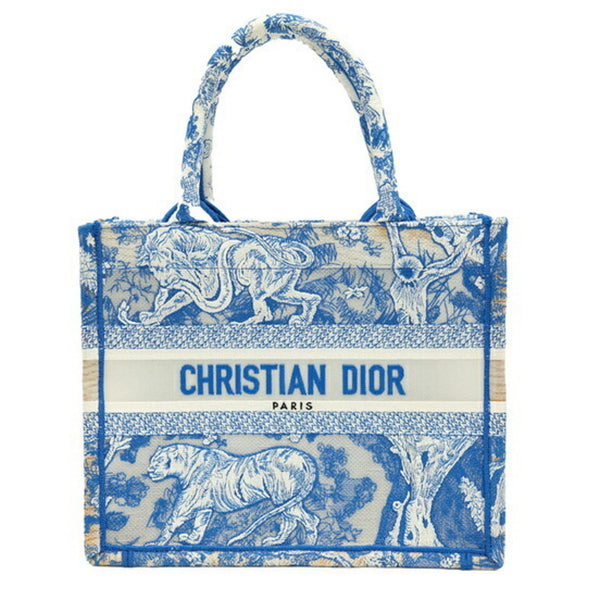 Christian Dior Book Tote Embroidered Leather Small - image 1