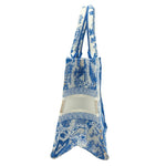 Christian Dior Book Tote Embroidered Leather Small - image 4