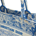 Christian Dior Book Tote Embroidered Leather Small - image 8