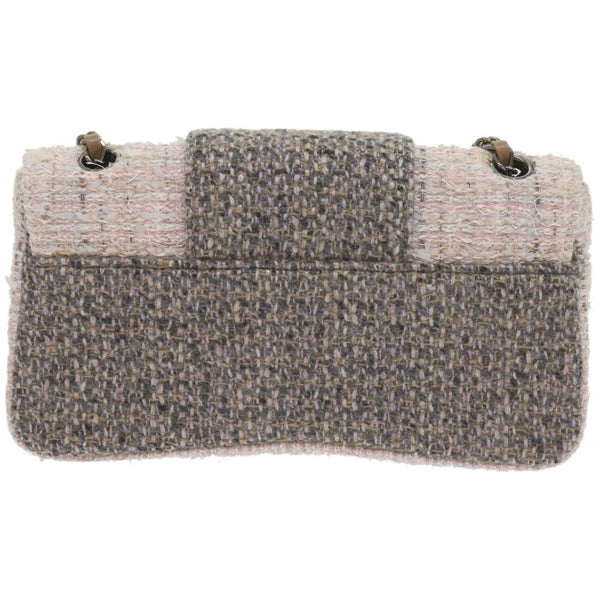 Chanel Classic Flap Clutch with Chain Tweed