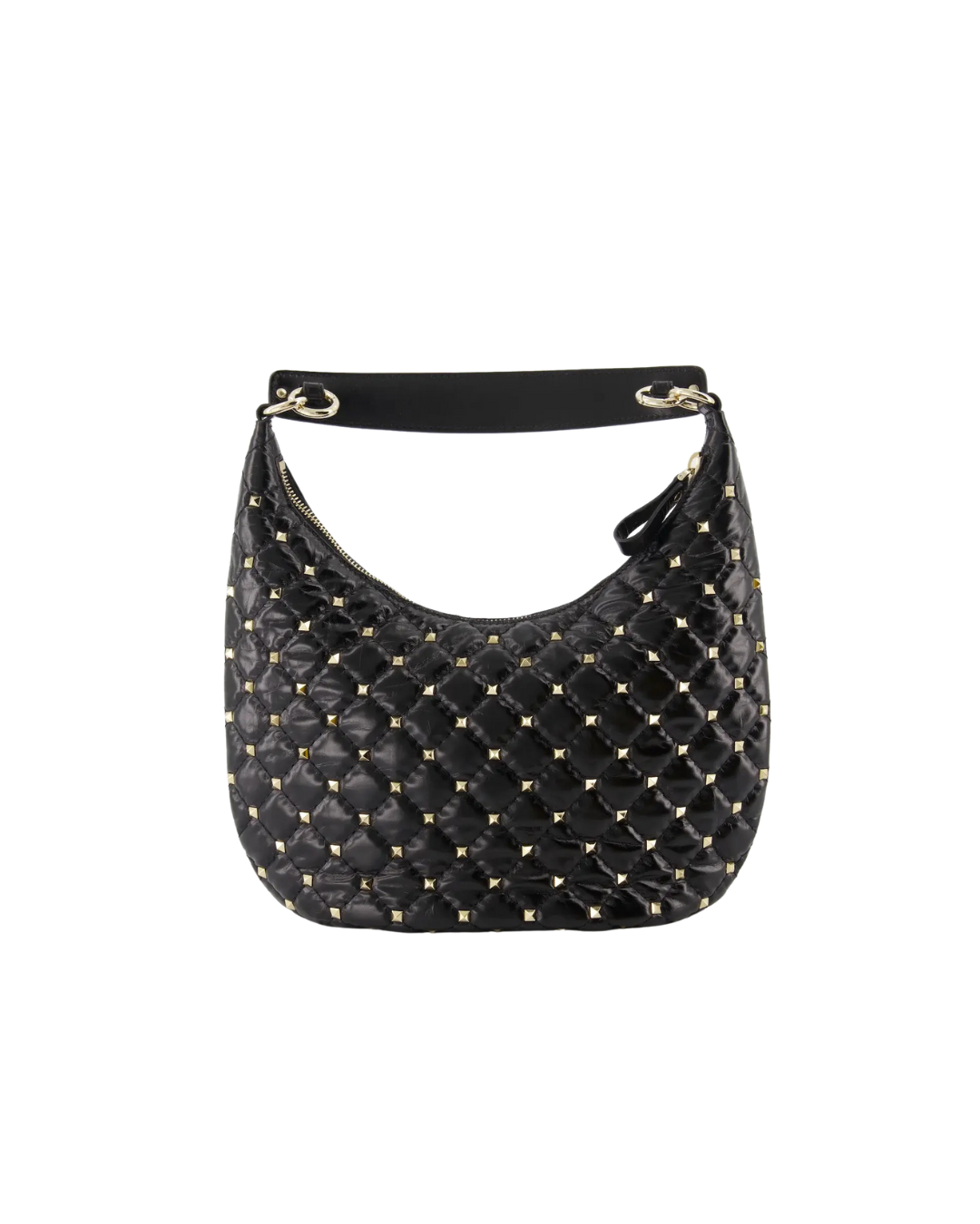 Valentino Garavani Rockstud Bow Double Zip Wristlet Clutch Leather Small - image 1