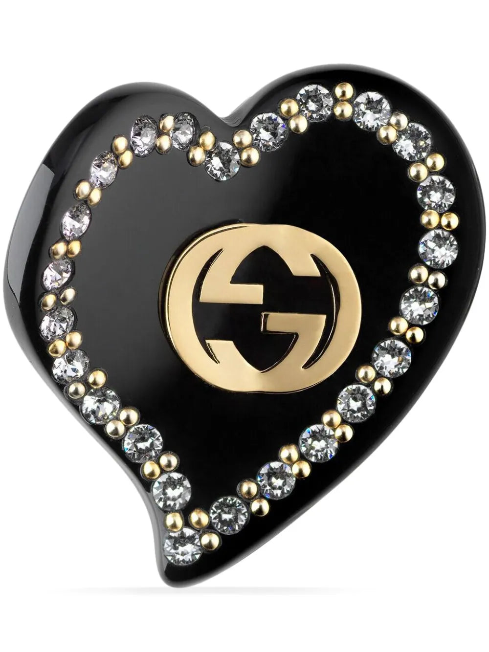 Gucci Interlocking G heart hair clip small - image 1
