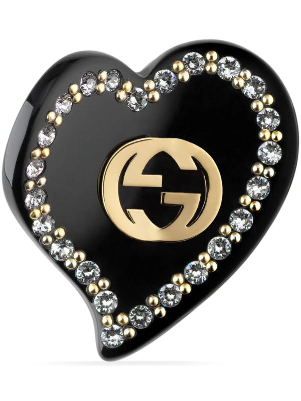Gucci Interlocking G heart hair clip small - image 1