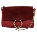 Chloe Faye Crossbody Leather and Suede small - image 1