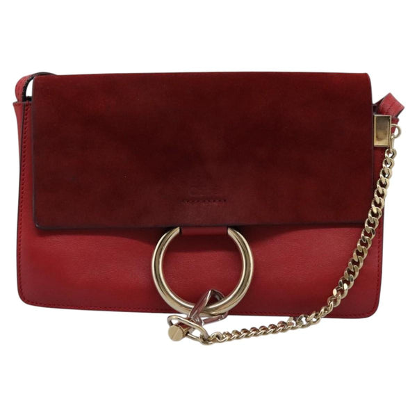Chloe Faye Crossbody Leather and Suede small - image 1