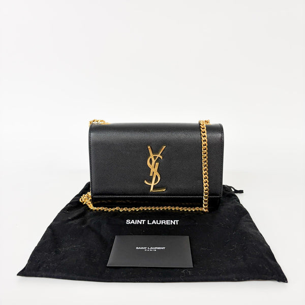 Saint Laurent Classic Monogram Crossbody Bag Leather Toy
