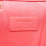 Chanel Classic Vanity Case with Chain Striped Raffia and Jute Mini - image 7