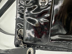 Chanel BLACK PATENT LEATHER HANDBAG diana Medium - image 11
