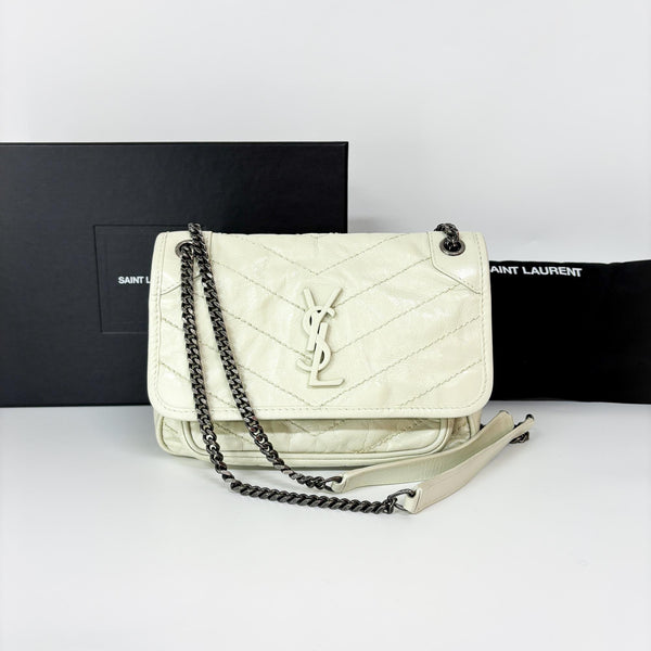 Saint Laurent Niki Flap Shoulder Bag Leather