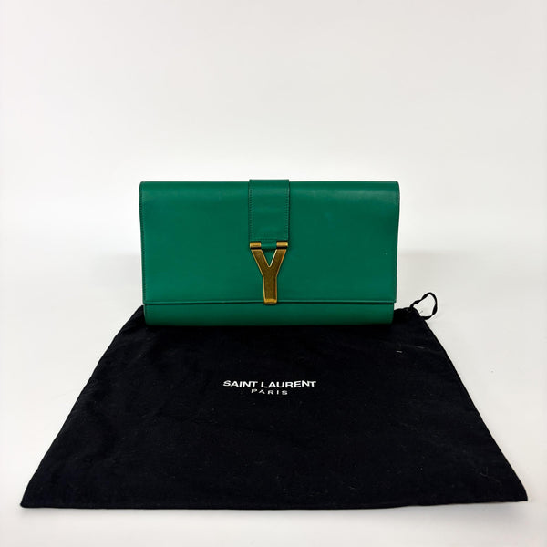 Saint Laurent Chyc Clutch Leather