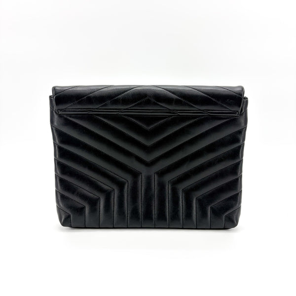 Saint Laurent LouLou Puffer Clutch Leather Small