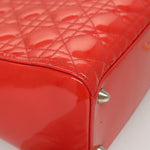 Christian Dior Vintage Lady Dior Patent Noir Cuir Vernis - image 10