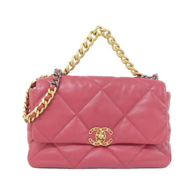 19 Flap Bag Quilted Goatskin Large