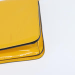Fendi Curligraphy Shoulder Enamel Yellow Silver small - image 13