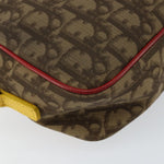 Christian Dior Vintage Rasta Crossbody Bag Diorissimo Canvas - image 12