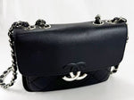 Chanel Vintage Coco Logo Shoulder Bag Quilted Printed Canvas Large - image 6
