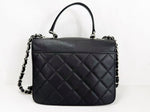 Chanel Vintage Coco Logo Shoulder Bag Quilted Printed Canvas Large - image 3