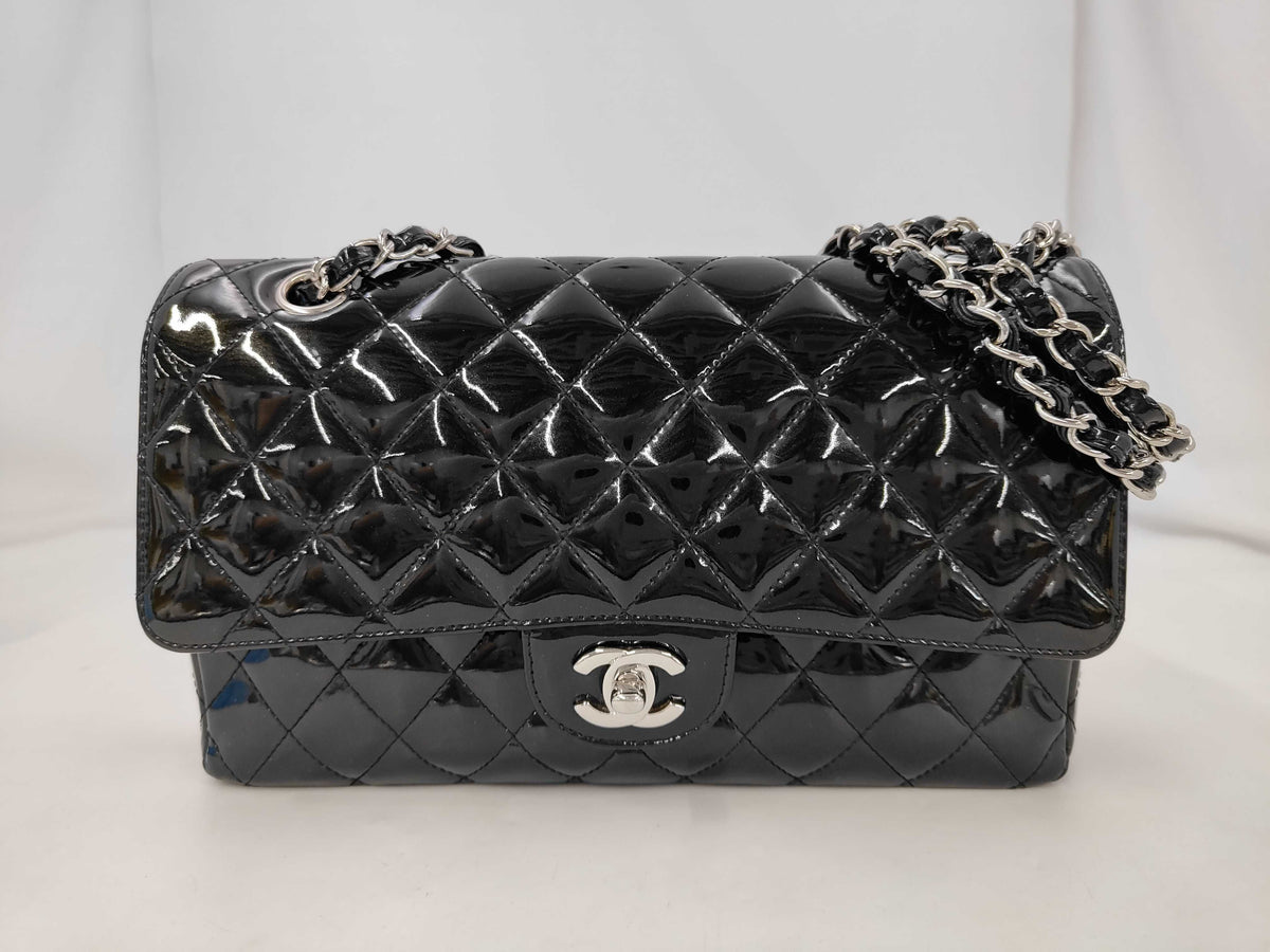 Chanel Timeless - Classic Double Flap Bag Quilted Patent Medium - image 1