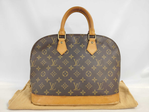 Louis Vuitton Alma Handbag Monogram Canvas PM
