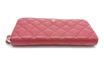 Chanel Zip Around Organizer Wallet Quilted Caviar Large - image 4