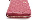 Chanel Zip Around Organizer Wallet Quilted Caviar Large - image 5