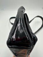 Chanel BLACK PATENT LEATHER HANDBAG diana Medium - image 5