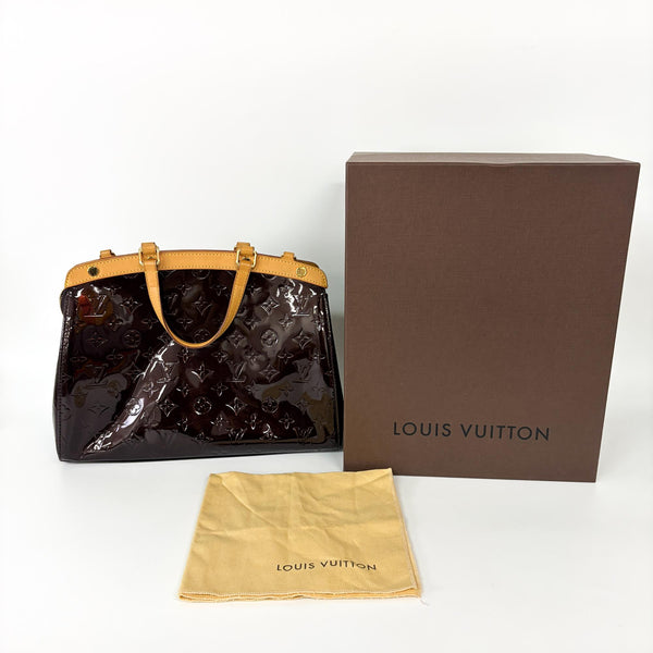 Louis Vuitton Brea Handbag Monogram Vernis MM