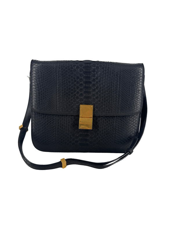 Celine Triomphe Shoulder Bag Python - image 1