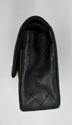 Chanel Vintage Classic Double Flap Bag Leather 25 - image 4