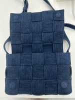 Bottega Veneta Cassette Crossbody Bag Maxi Intrecciato Denim - image 3