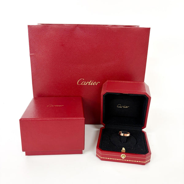 Cartier Love Band Ring 18K Rose Gold