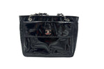 Chanel BLACK PATENT LEATHER HANDBAG diana Medium - image 1
