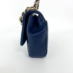 Chanel Resin Chain Top Handle Flap Bag Quilted Lambskin Small - image 5