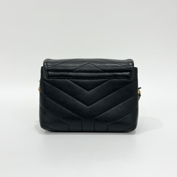 Saint Laurent Loulou Shoulder Bag Matelasse Chevron Leather Small