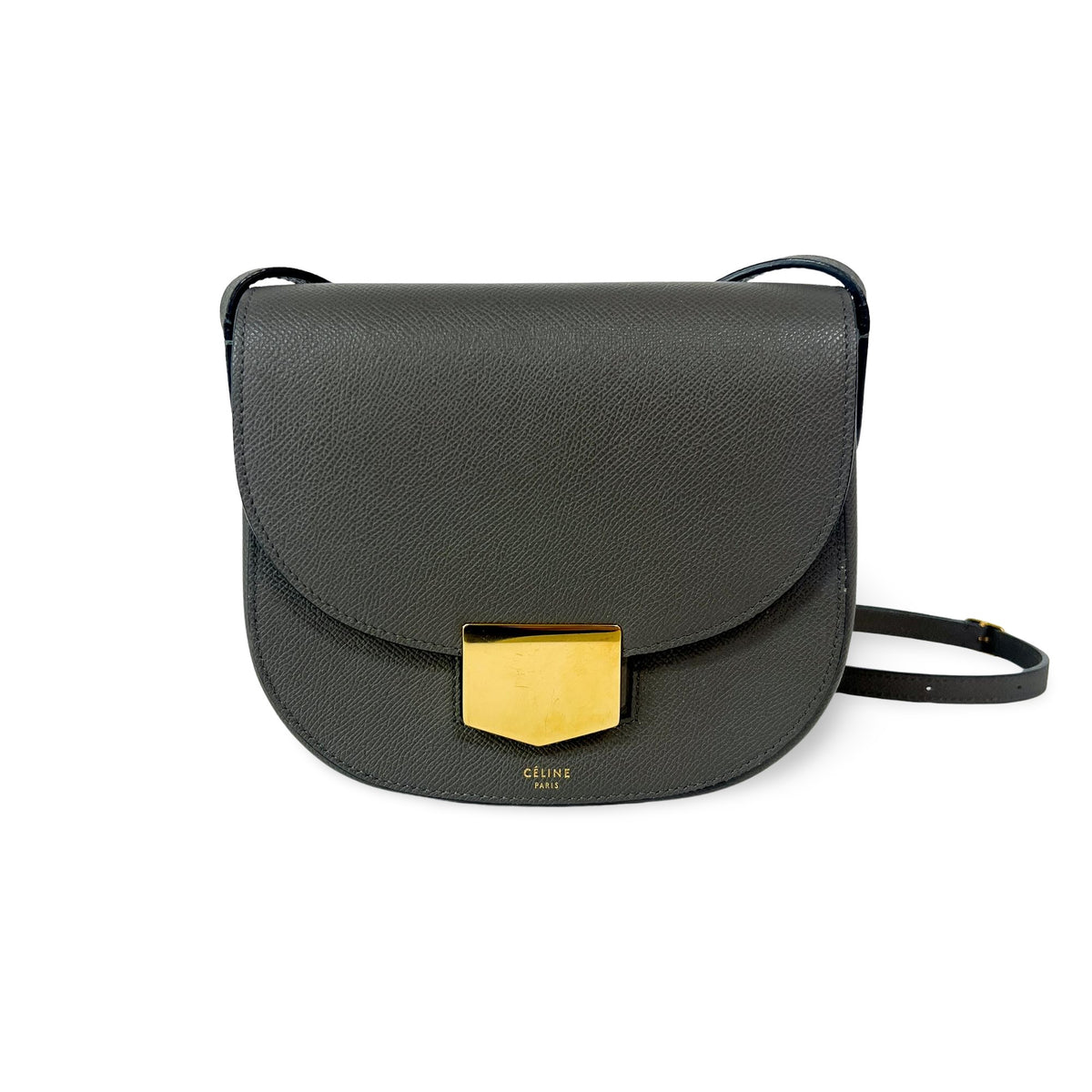 Celine Trotteur Crossbody Bag Grainy Leather Small - image 1