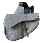 Christian Dior Saddle Crossbody Bag Oblique Canvas Maxi - image 1